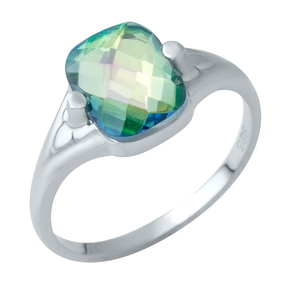 

Серебряное кольцо LAMIA с натуральным мистик топазом 2.175ct 17 размер