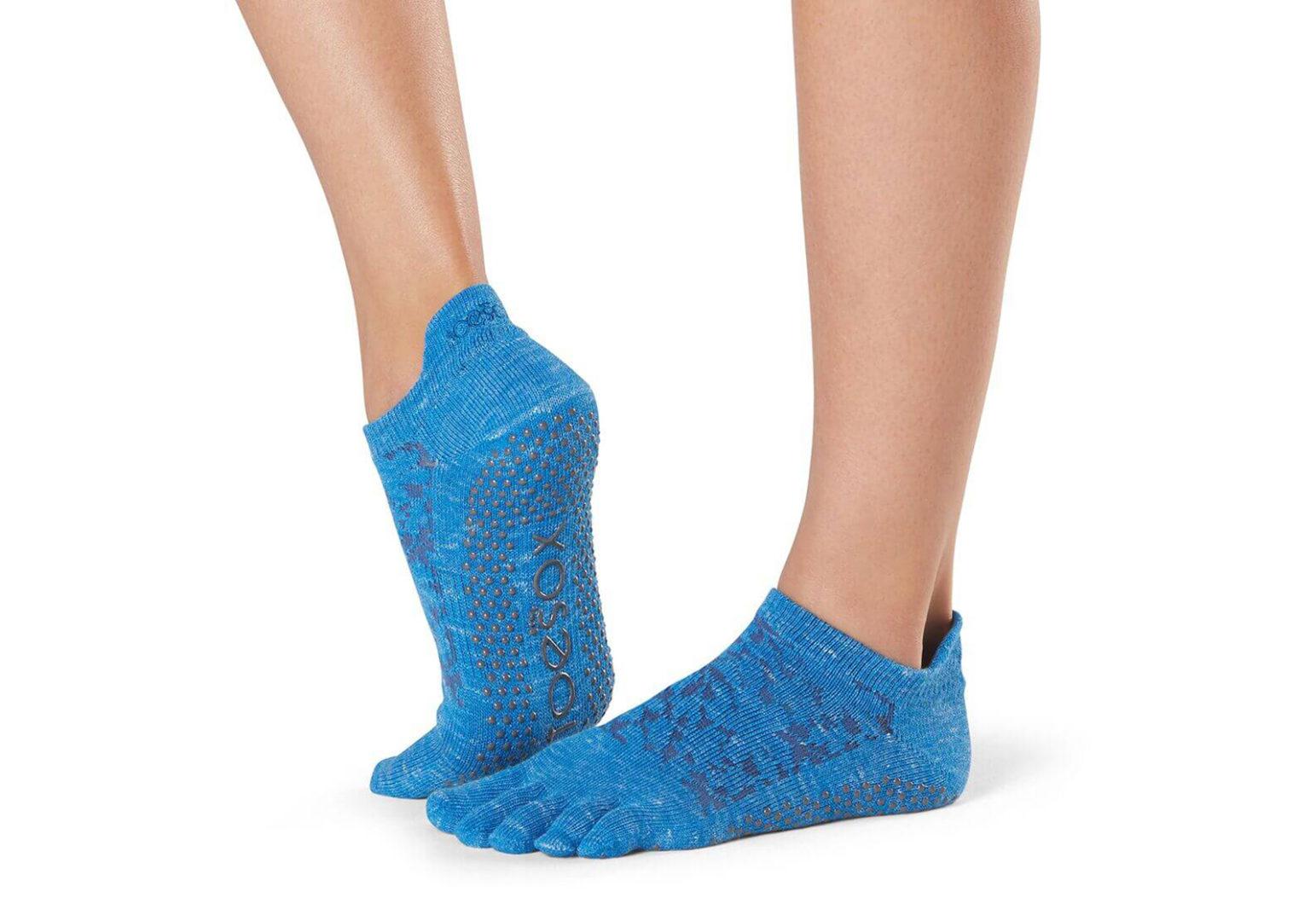 

Носки для йоги ToeSox Full Toe Low Rise Grip Lapis S (36-38.5)