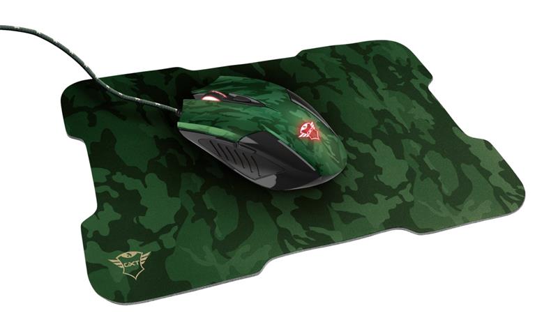 

Мышь Trust GXT 781 Rixa (23611) Camo USB + коврик