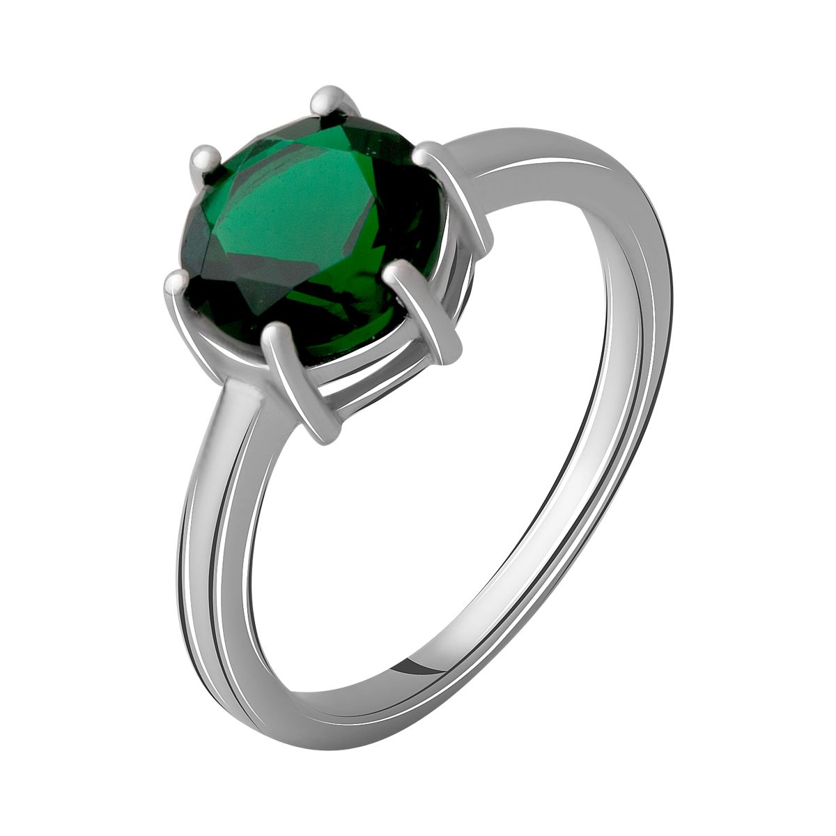 

Серебряное кольцо LAMIA с изумрудом nano 1.575ct 17 размер