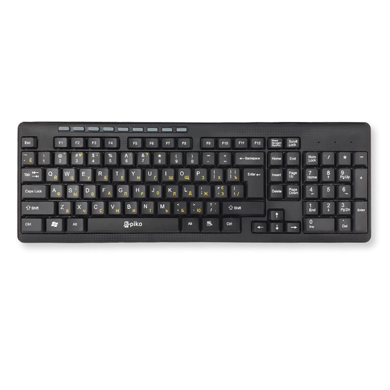 

Клавиатура Piko KB-108X Black (1283126467073)