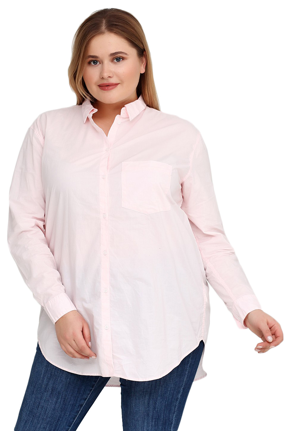 

Рубашка H&M 4576185 38 Розовая
