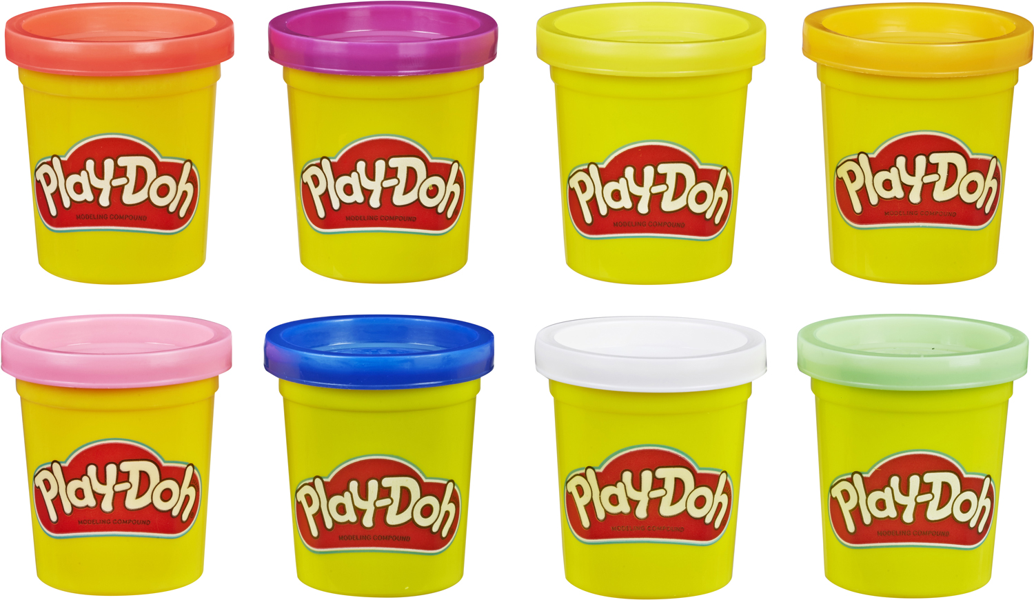 Акція на Игровой набор Hasbro Play Doh 8 цветов Радуга (E5062) (E5044) (5010993560196) від Rozetka UA