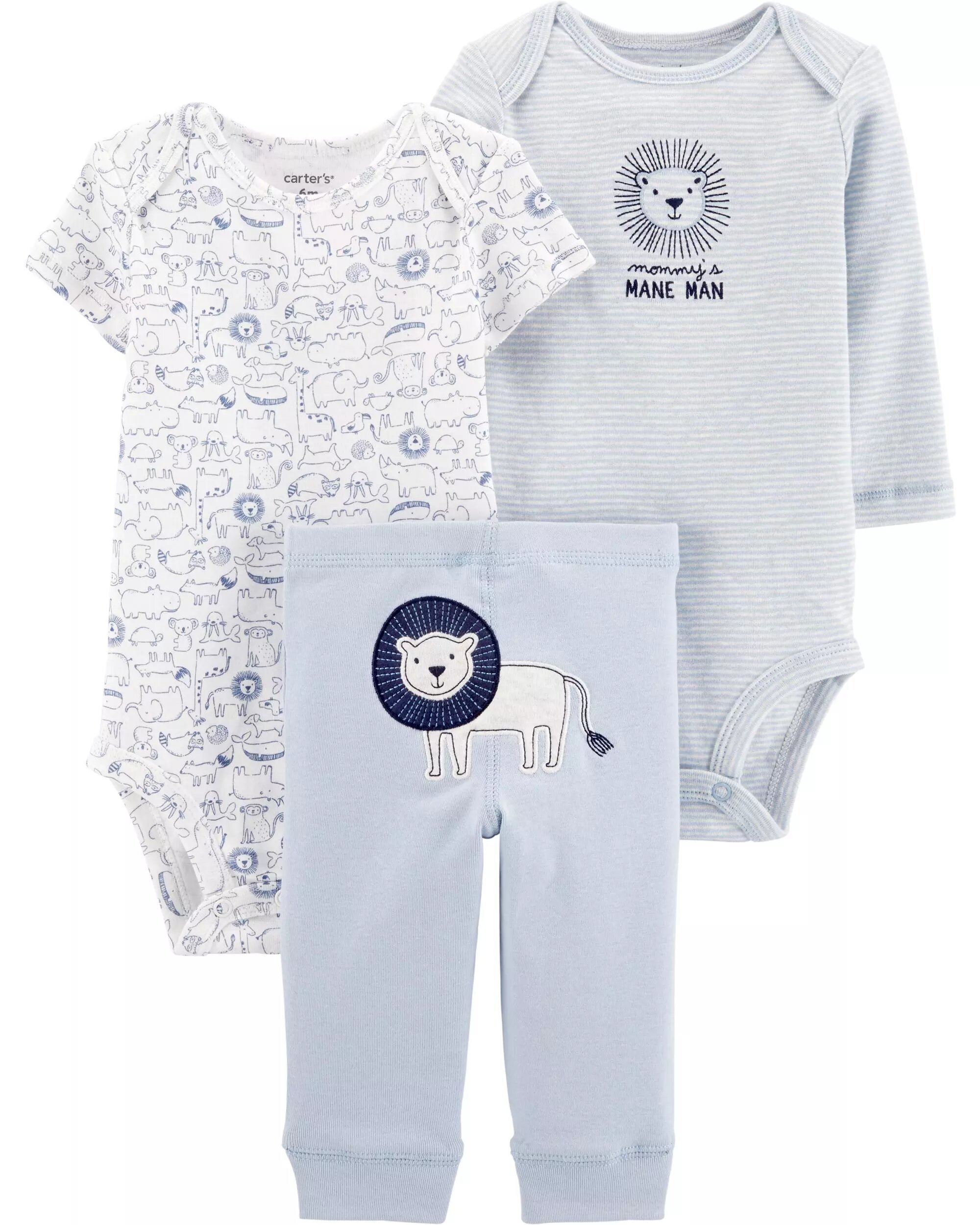 

Комплект для мальчика Carters 46-55 см,0 мес. 6686