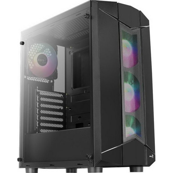 

Корпус AEROCOOL PGS Sentinel Black (Sentinel-G-BK-v1) без БП