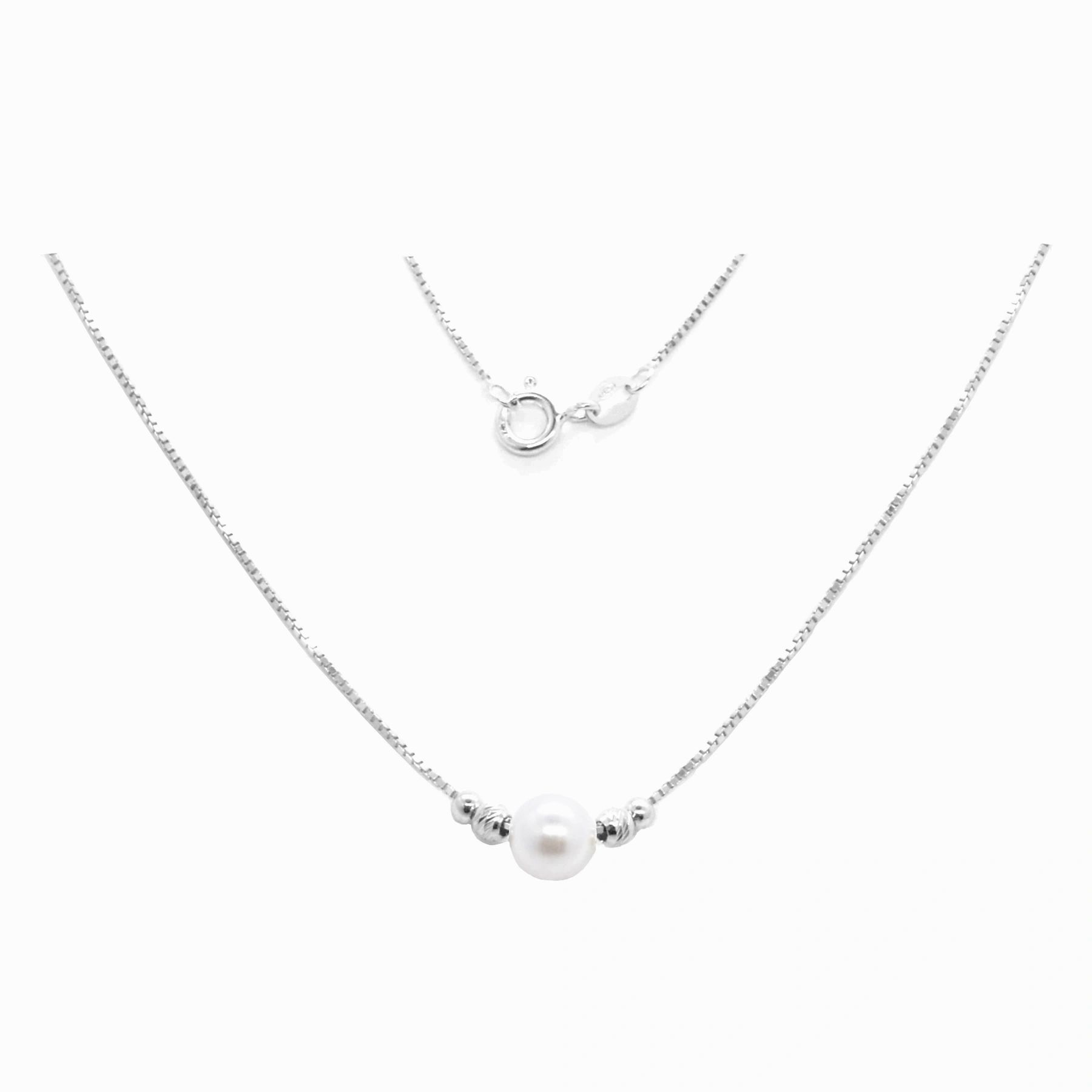 

Срібне кольє Better Silver (40 см) VD 4L00 PERL 015 y