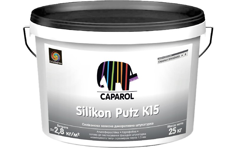 

Штукатурка декоративная Caparol Standard Silikon Putz K15 25кг