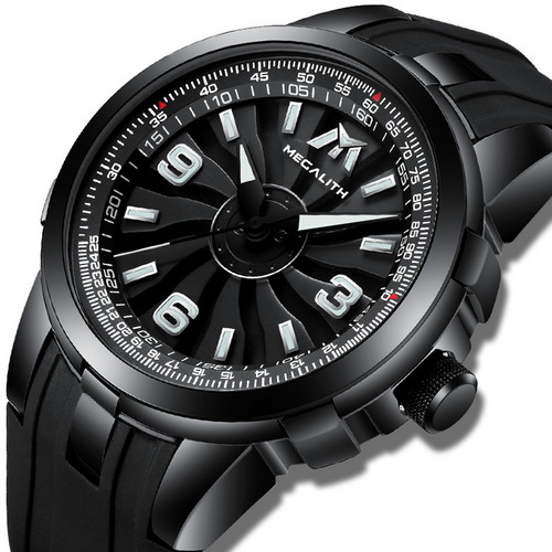 

Мужские наручные часы Megalith 8201M All Black