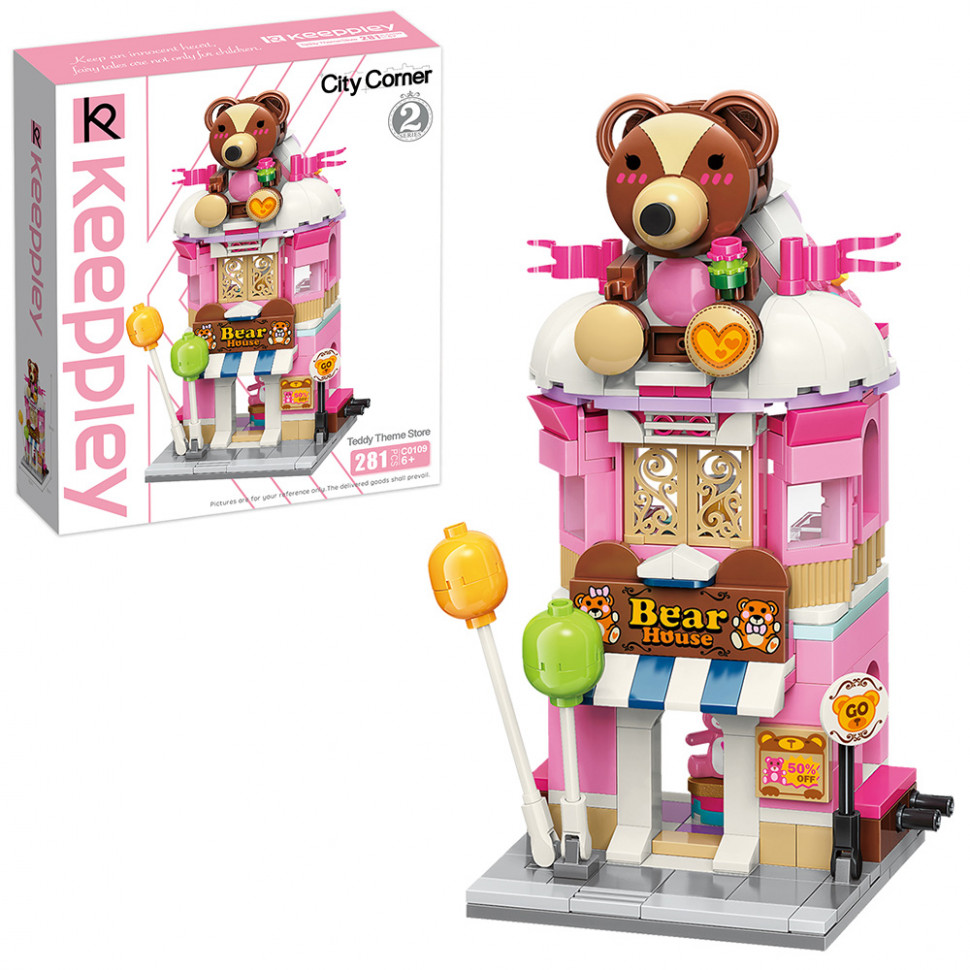 

Конструктор детский Qman 281 деталь C0109 Keeppley