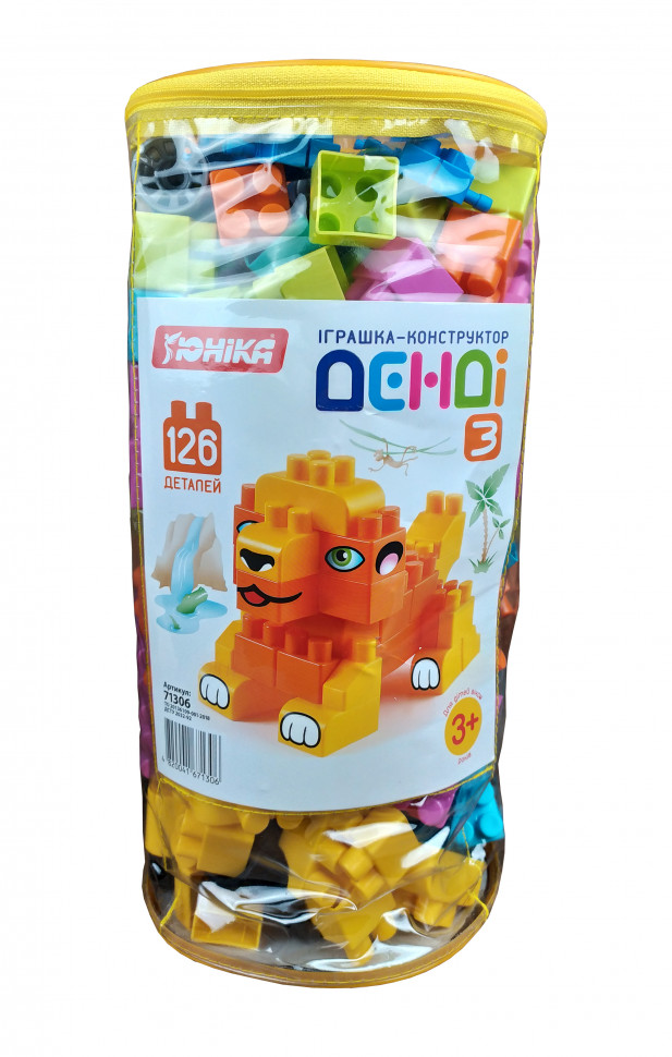 

Конструктор детский „ДЕНДИ”- 3 (126 дет.) 71306