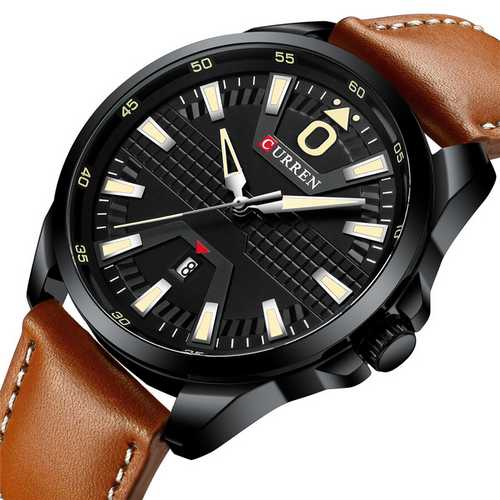 

Мужские наручные часы Curren 8379 Black-Brown