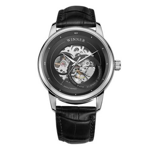 

Мужские наручные часы Winner 339 Silver-Black