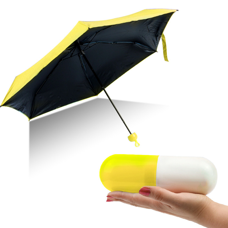 

Компактный зонт-капсула Capsule Umbrella желтый 149505