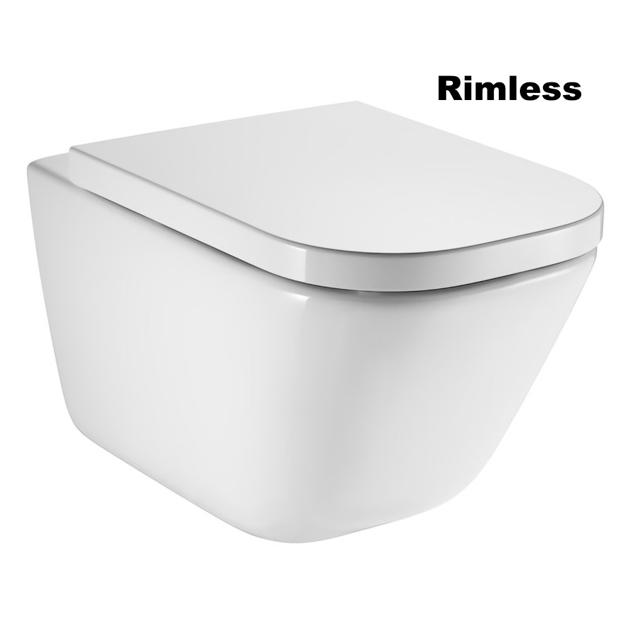 

Унитаз подвесной Roca Gap Rimless с сиденьем A34H47C000