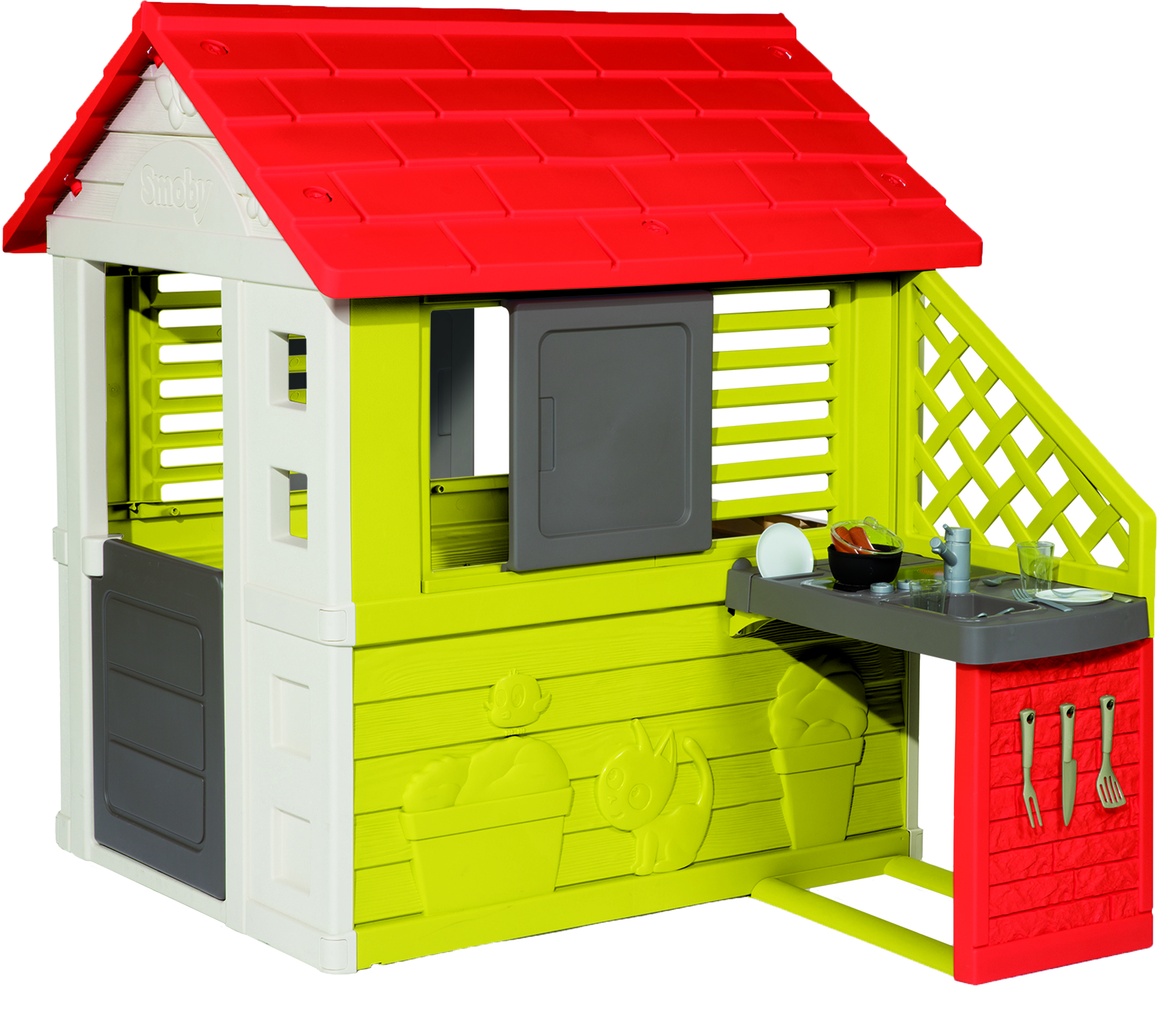 Детские домики из дерева (детский деревянный домик для улицы)