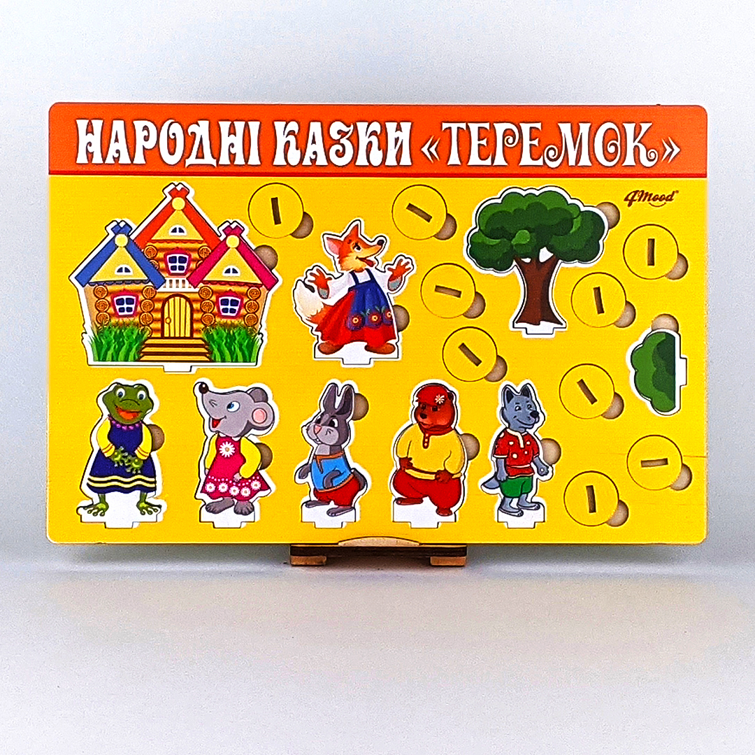 

Пазл Народная Сказка Теремок 360х240х8 мм 4mood