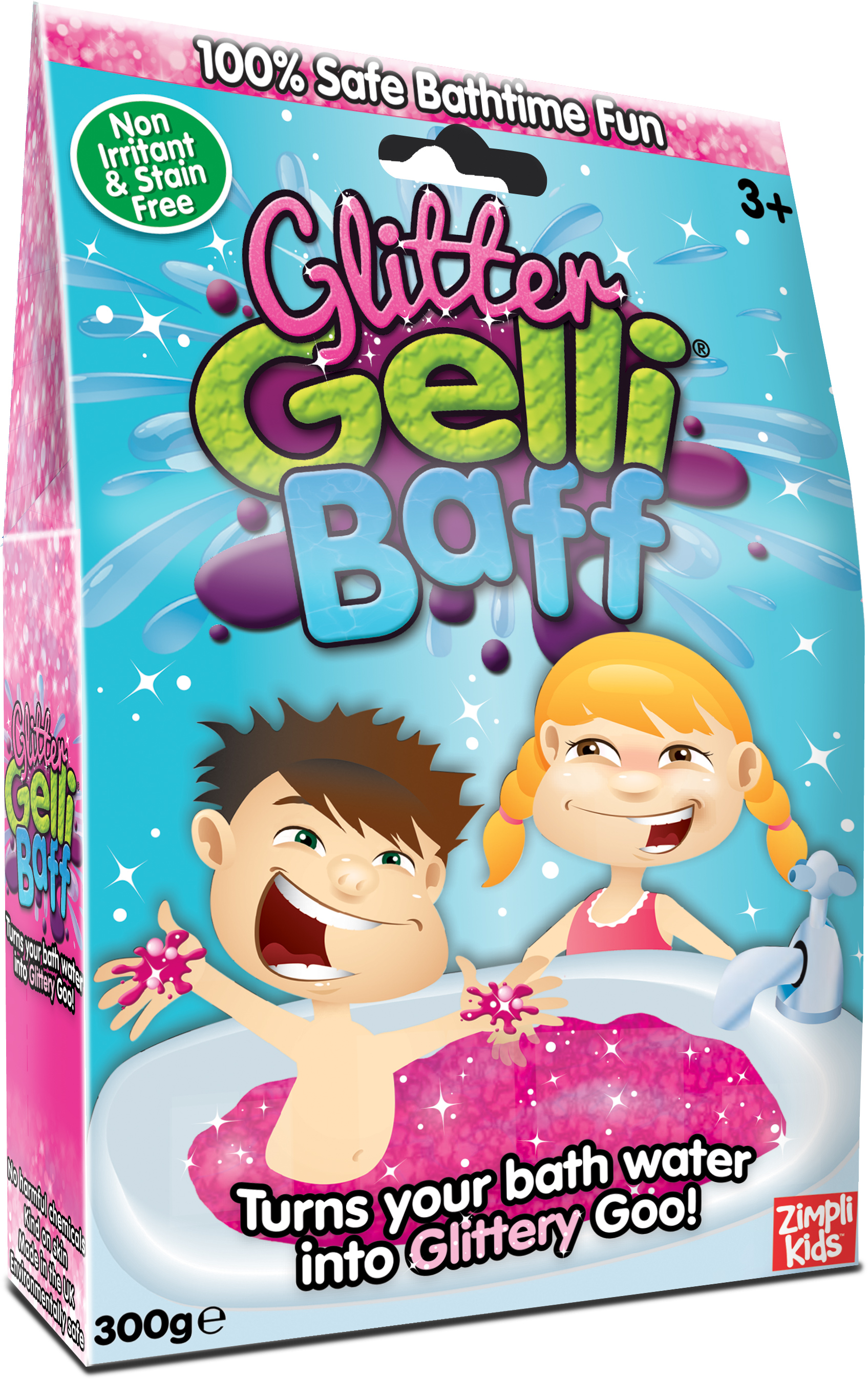 

Гель для Ванны Zimpli Kids Glitter Slime Baff с блестками Розовый 300 г (5315) (813974021038)