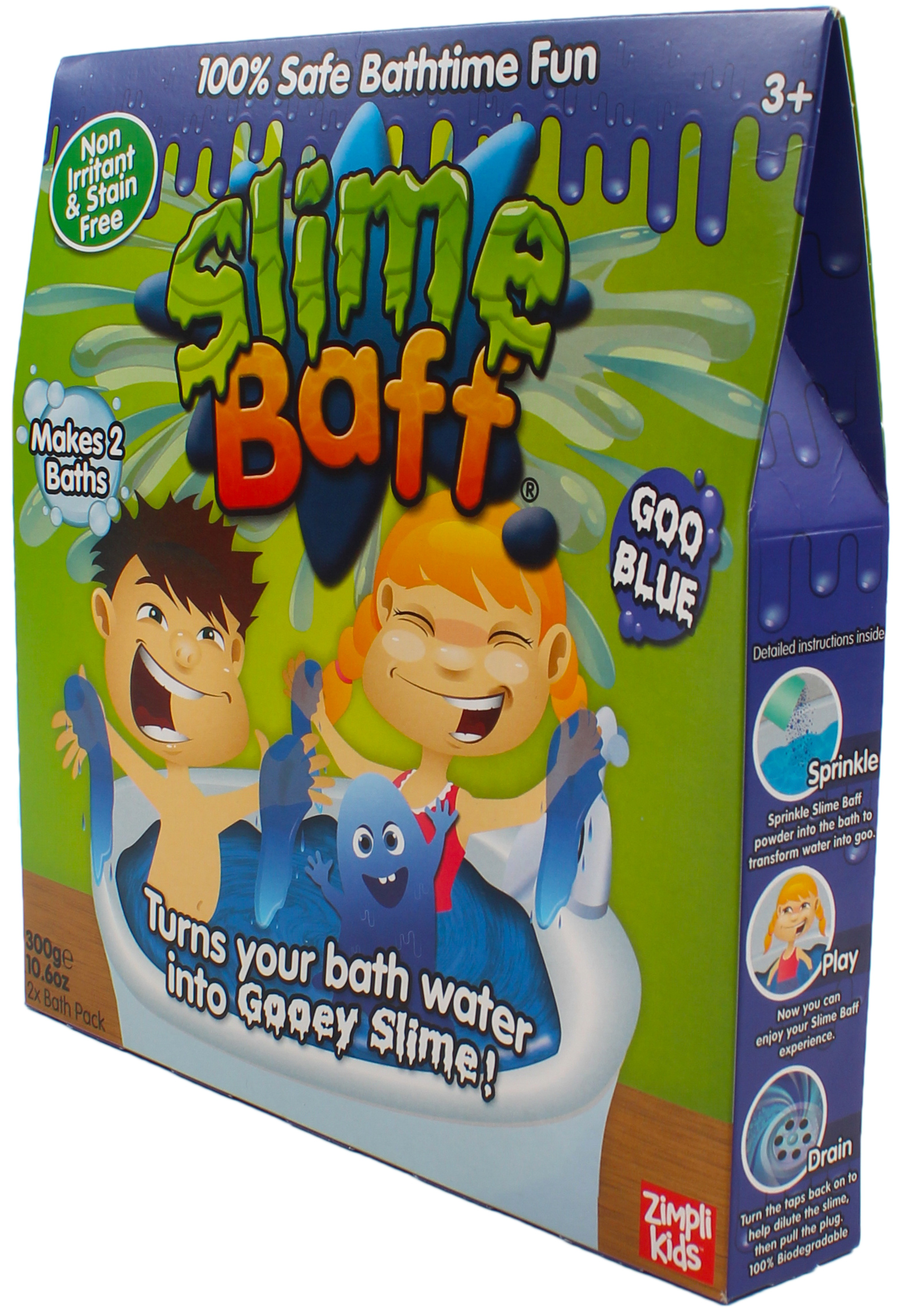 

Слизь для Ванны Zimpli Kids Синий 300 г 2 шт (5160) (813974020192)