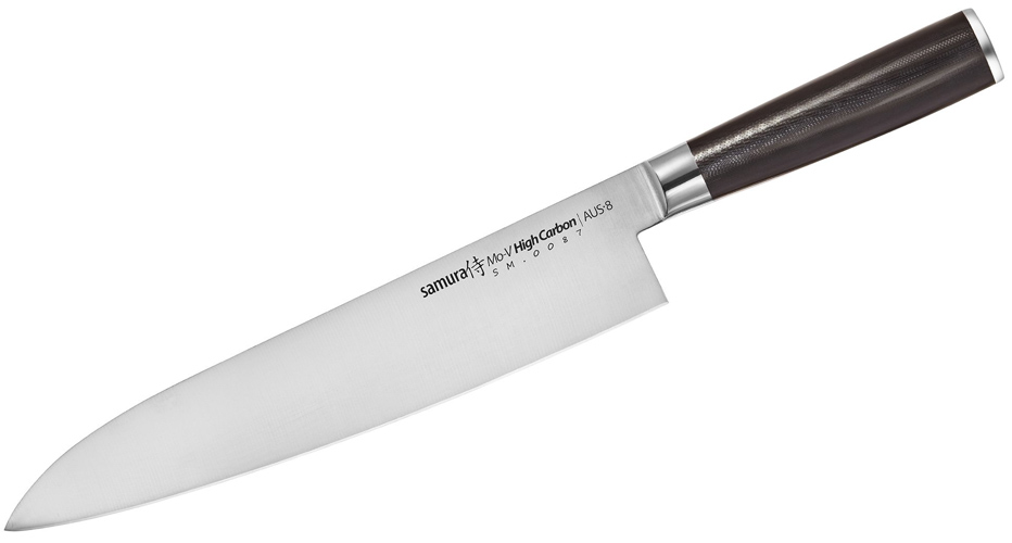

Кухонный нож Samura Mo-V Шеф 240 мм Черный (SM-0087)
