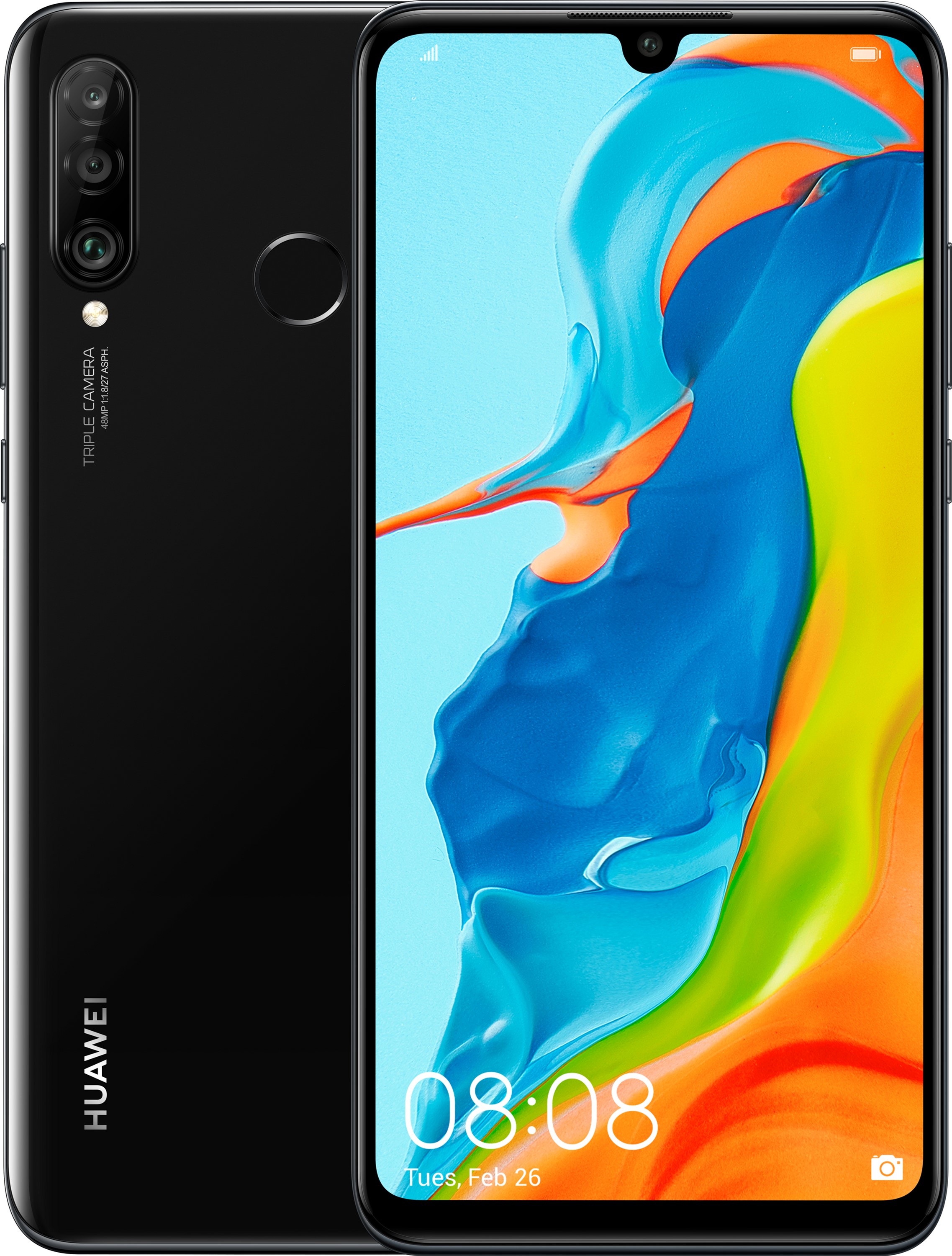 Мобильный телефон Huawei P30 Lite 4/64GB Midnight Black – фото