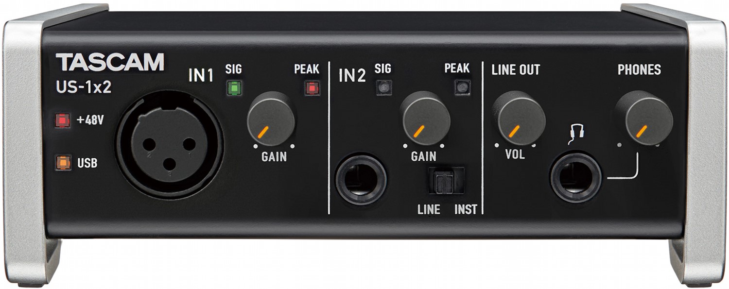 

Аудиоинтерфейс Tascam US-1x2