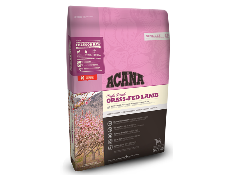 

Сухой корм для собак Acana Grass-Fed Lamb 17 кг