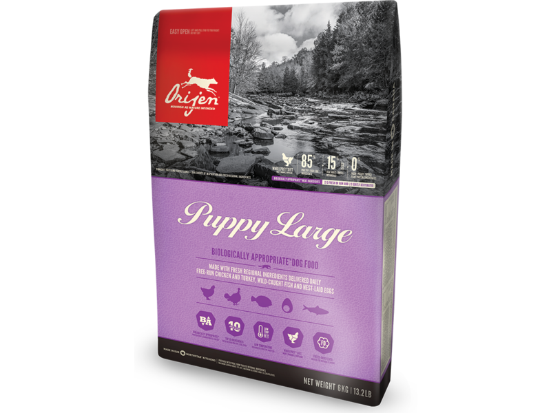 

Сухой корм для собак Orijen Puppy Large 11,4 кг