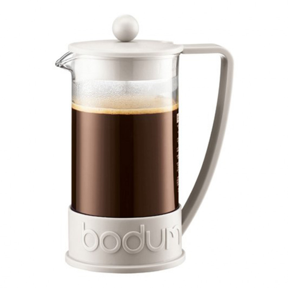 

Кофейник френч-пресс Bodum Brazil 1 л (белый)