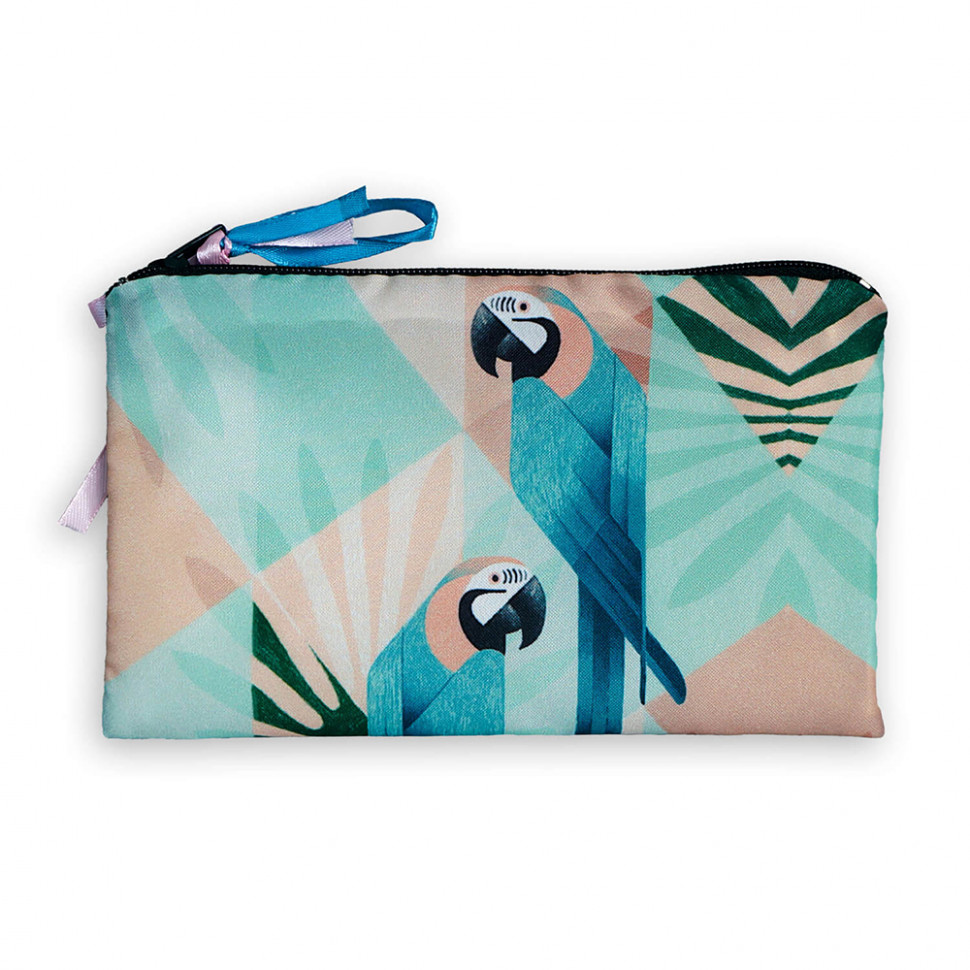 

Косметичка ZIZ 12x20 см (попугаи)