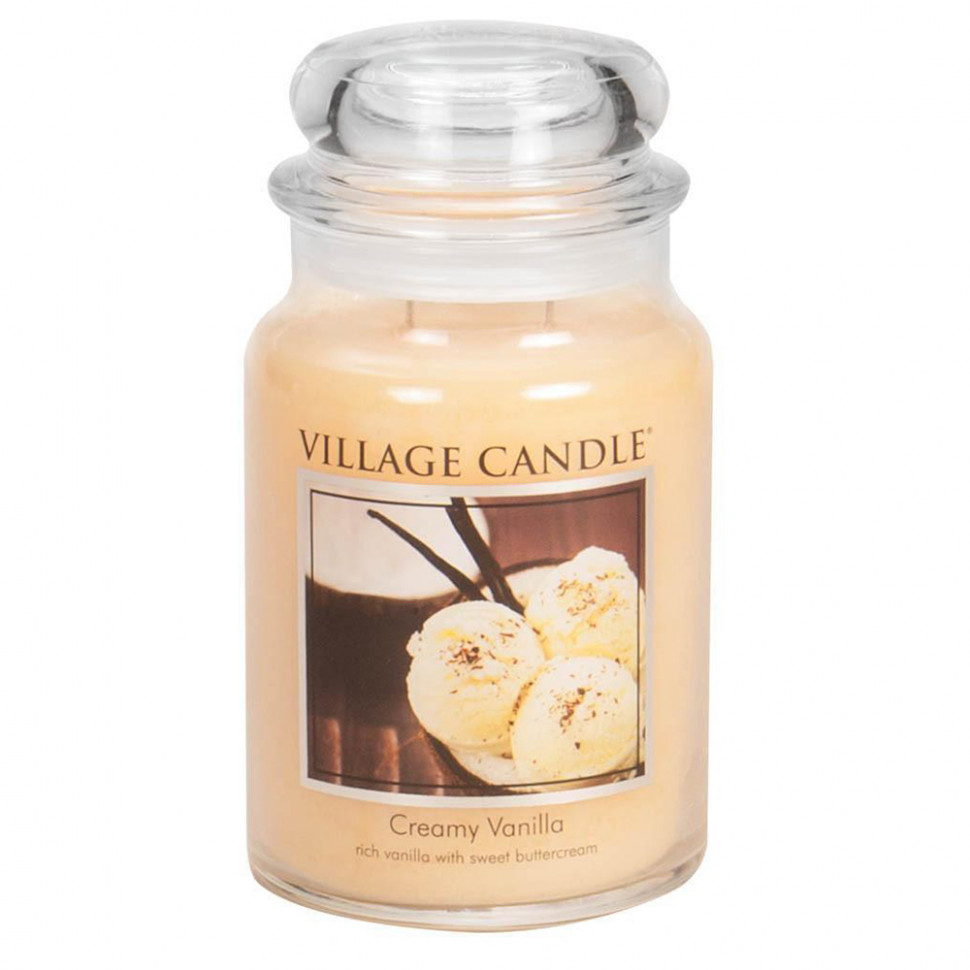 

Ароматическая свеча Village Candle Сливки с ванилью (602 г)