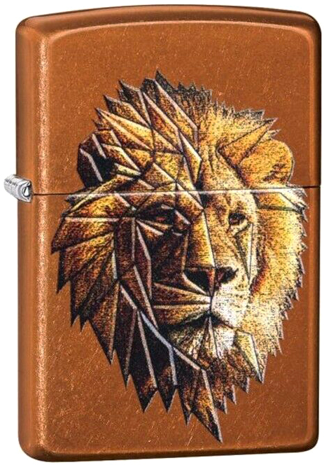 

Зажигалка Zippo 21184 Polygonal Lion Design Коричневая (Zippo 29865)