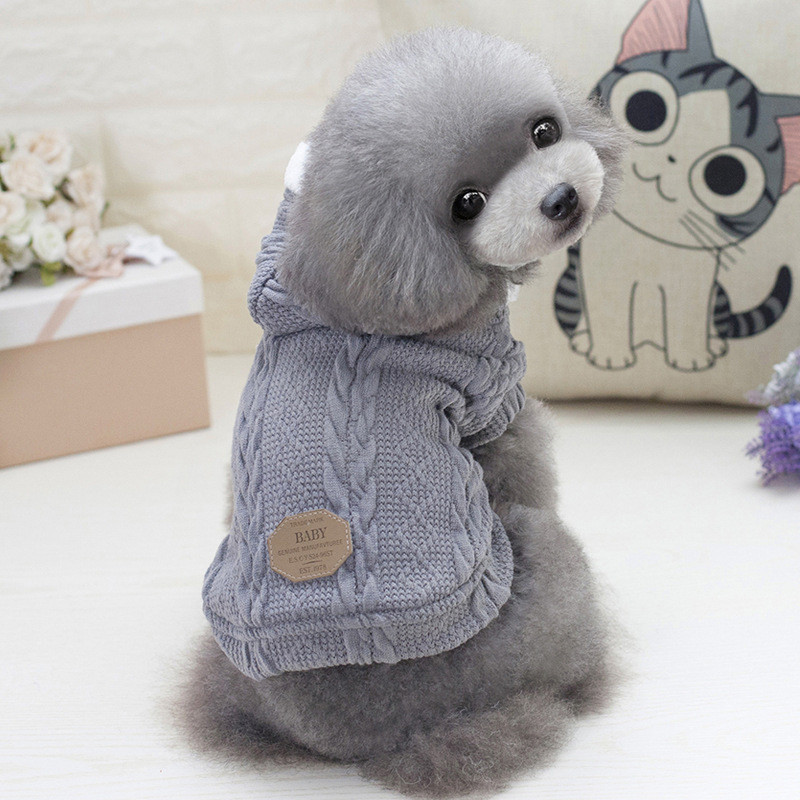 

Кофта для собак с капюшоном Dog Baby EST.1978 Grey L