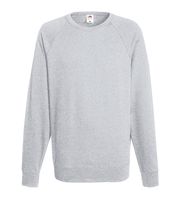 

Свитшот Fruit of the Loom Lightweight raglan sweat M Серо-Лиловый