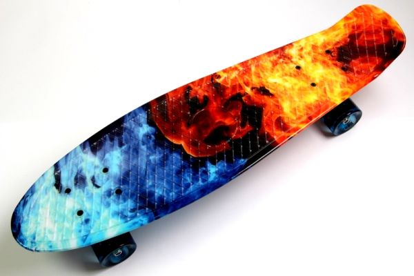 

Пенни Борд Penny Board Nickel Никель Огонь и Лед LED 68 см (znp117-1)