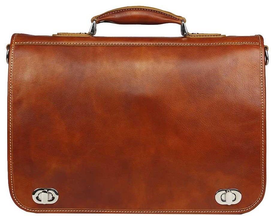 

Кожаный портфель Tuscany Italia COT7607 light brown