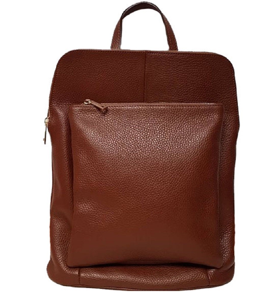 

Женская кожаная сумка-рюкзак Bottega Carele BC704 brown