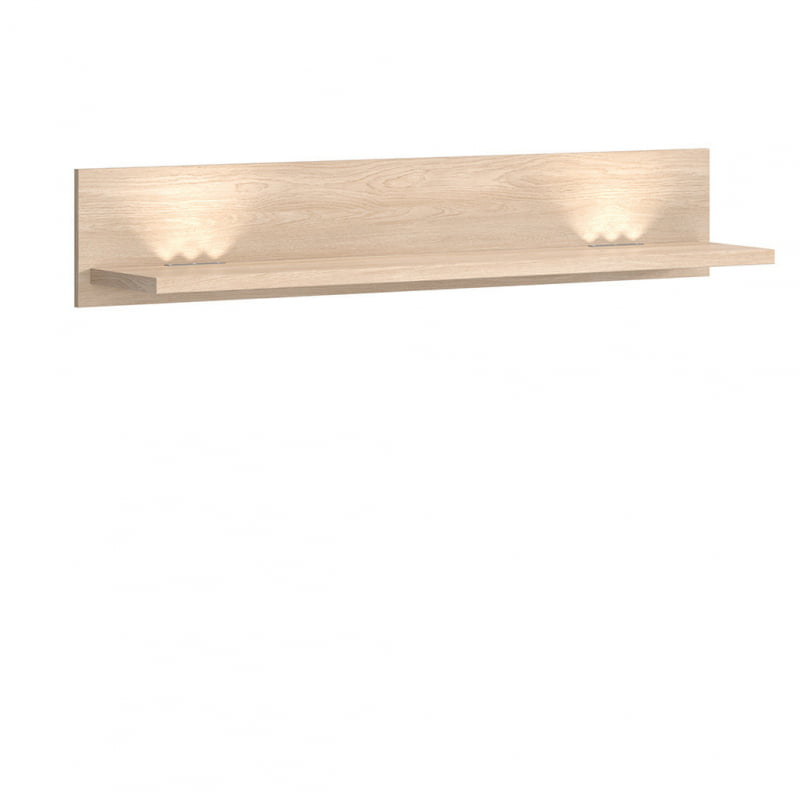 

Полка Gent Black Red White 139х25x27 015329