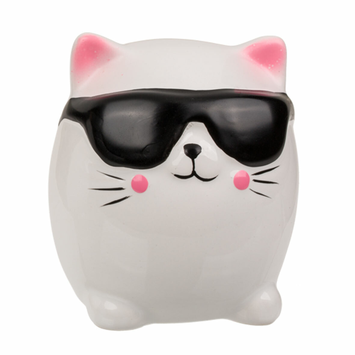 

Копилка декоративная Котенок в очках Present фигурка декоративная копилка в виде котенка в очках белая