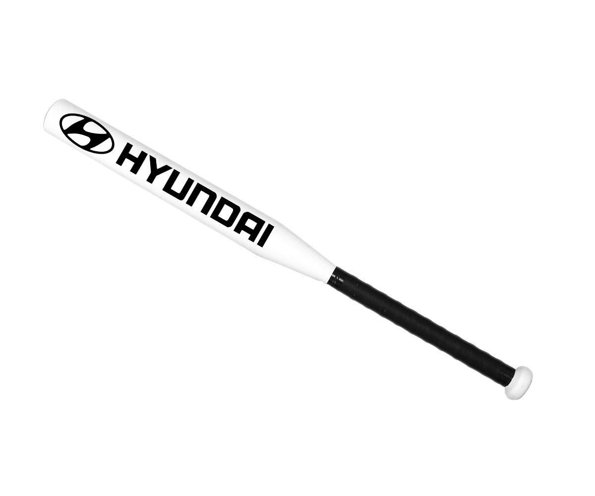 

Бита бейсбольная Avtobita Hyundai Белая с черной рукояткой +Чехол (BB-Hyu-00087)