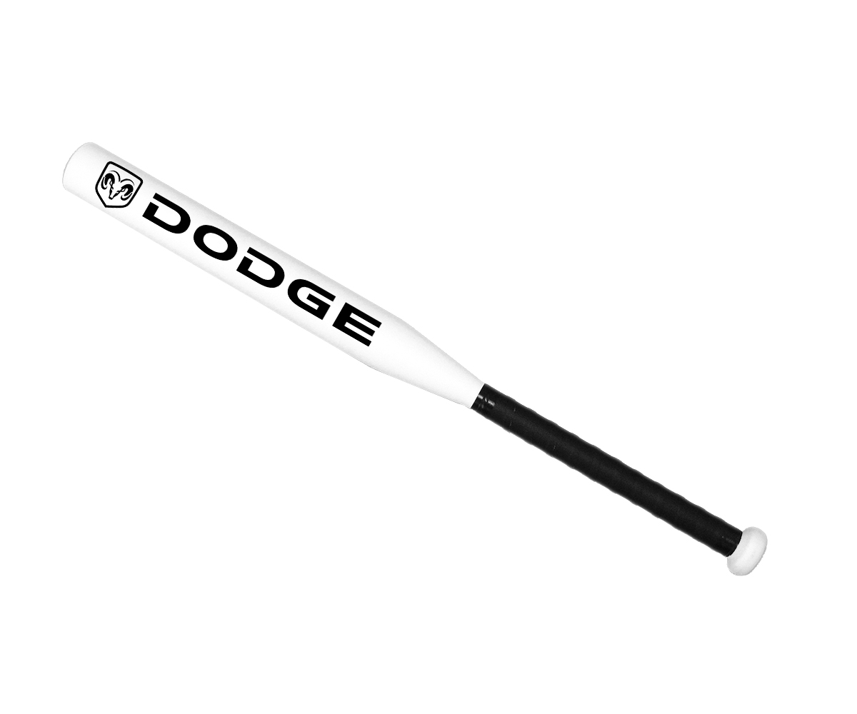 

Бита бейсбольная Avtobita Dodge Белая с черной рукояткой +Чехол (BB-Dod-00063)