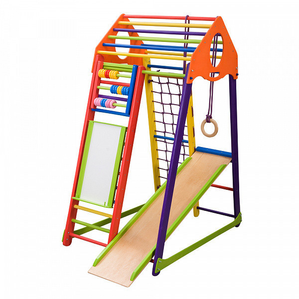 

Детский спортивный комплекс SportBaby BambinoWood Color Plus 170 х 85 х 132 см