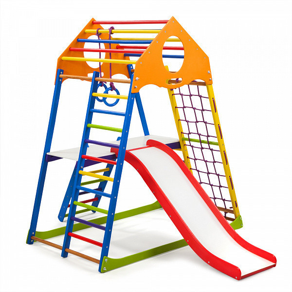 

Детский спортивный комплекс SportBaby KindWood Color Plus 2 150 х 85 х 132 см