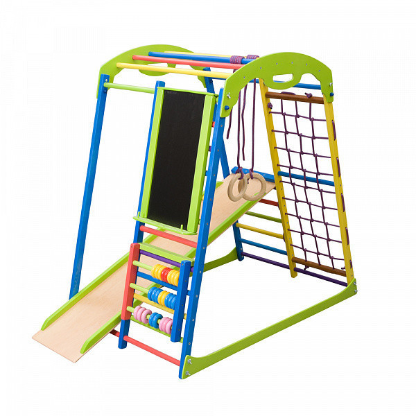 

Детский спортивный комплекс SportBaby SportWood Plus для дома 130 х 85 х 132 см