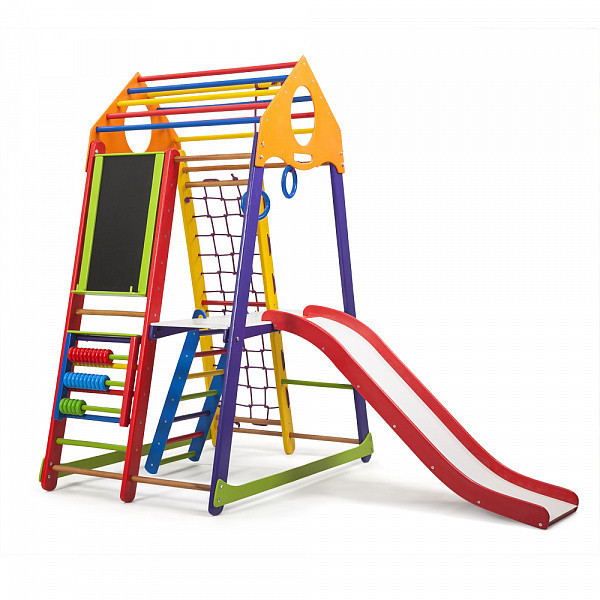 

Детский спортивный комплекс SportBaby BambinoWood Color Plus 3 170 х 85 х 132 см