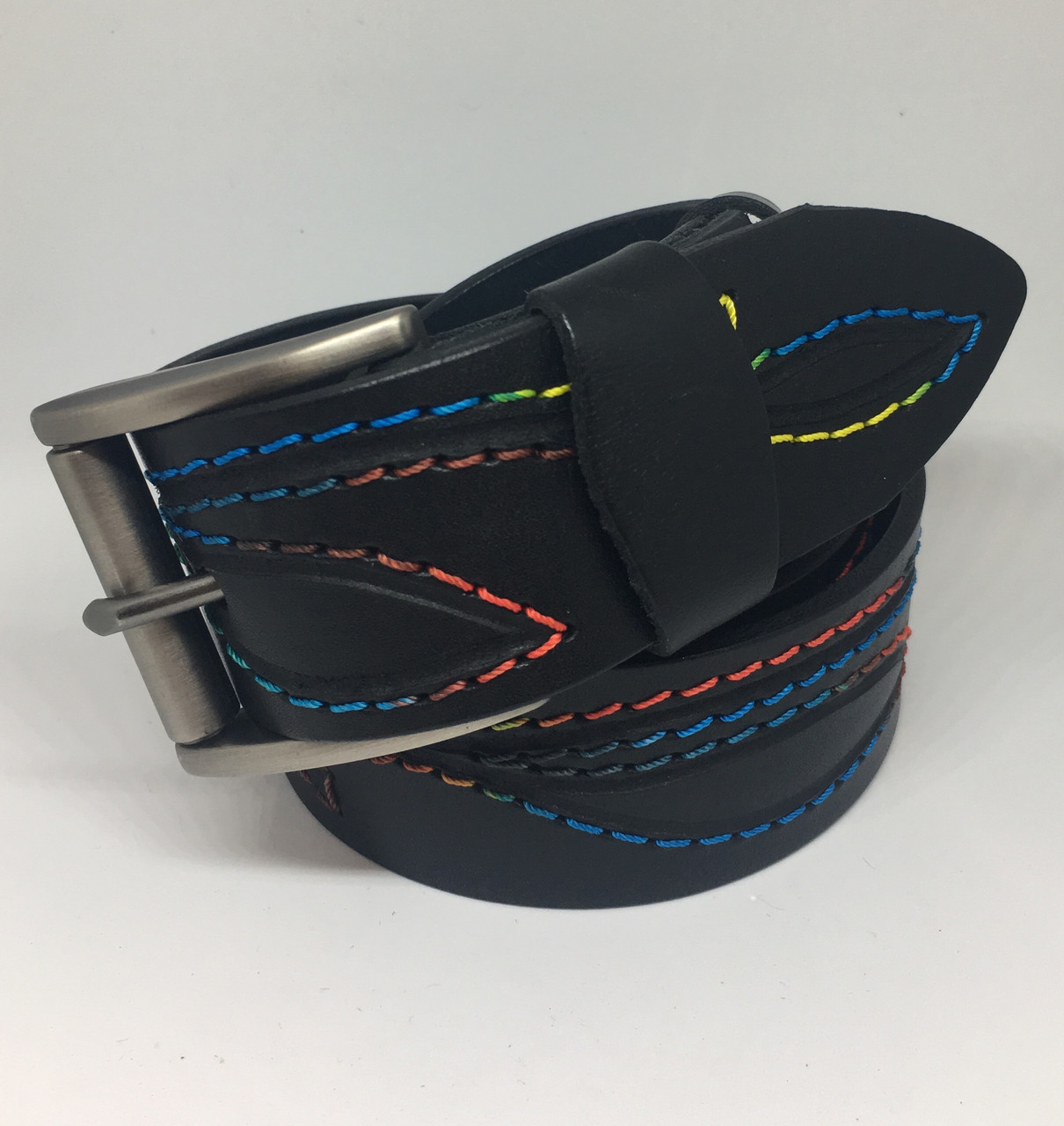 

Ремень под джинсы Cinturify черный кожа 105-125 см. CD-065