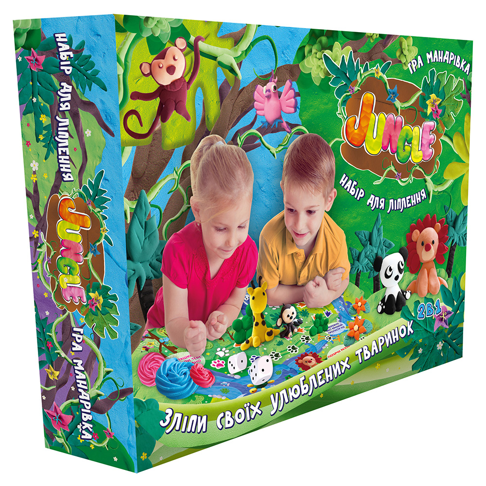 

Набор для лепки Strateg "Jungle" (рус) (71704)