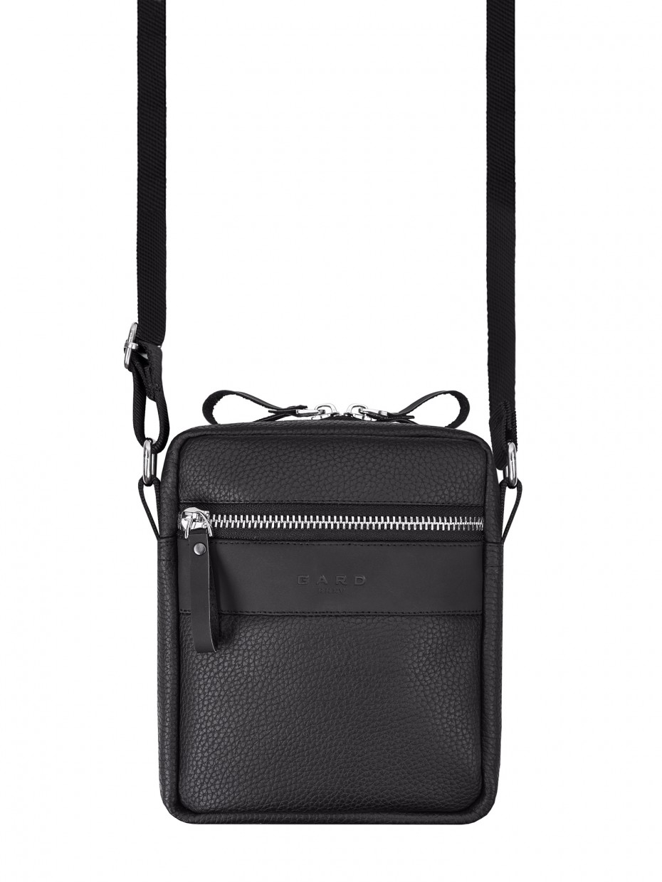 

Сумка через плечо GARD MINI METAL ZIP black-leather 4/20 черный 3198
