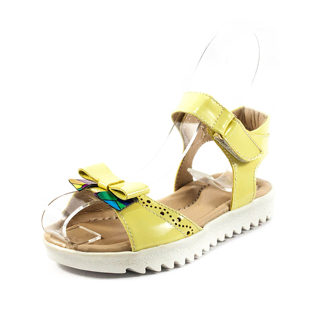 

Босоножки детские Foletti Kids FK-Candy желтая кожа (27)