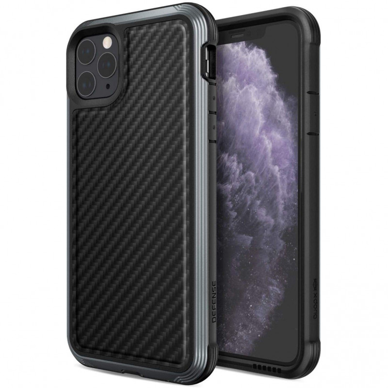 

Чехол Defense Lux Series (TPU+Metal+Carbon) для Apple iPhone 11 Pro (5.8") Черный