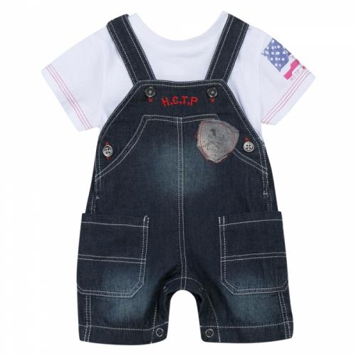 

Комплект 3Pommes komplekt-futbolka-i-kombinezon-3f37091baby 74 см белый